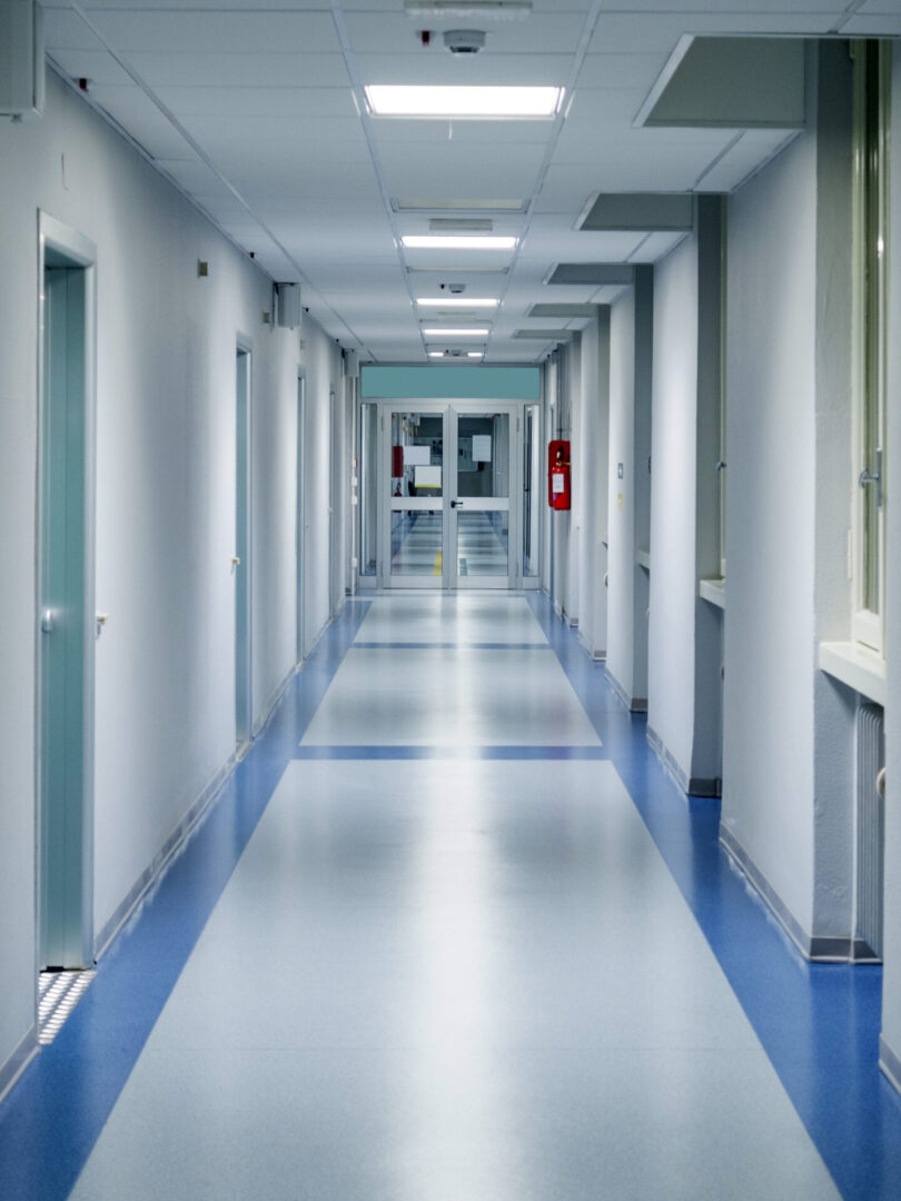 hospital interior corridor clinic